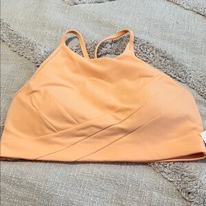 Lululemon Flow Y Wrap front high neck bra size 8